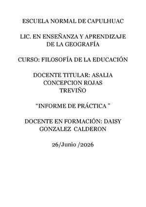 Informe De Práctica