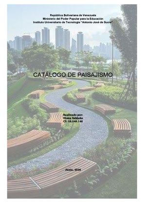 Catalogo Sobre Paisajismo Diana Saldaña