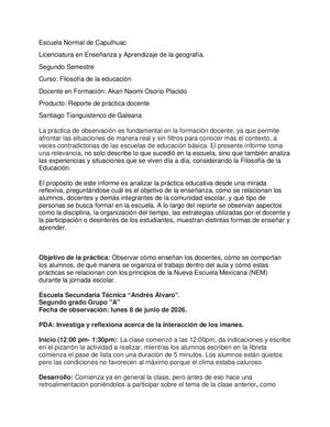 Filosofia Reflexion