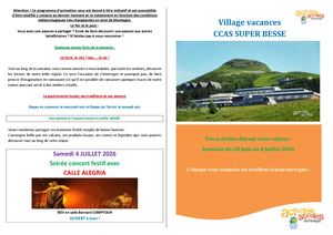 Planning Du 28 Juin Au 4 Juillet 2026