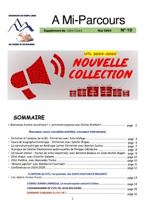A Mi Parcours N° 10