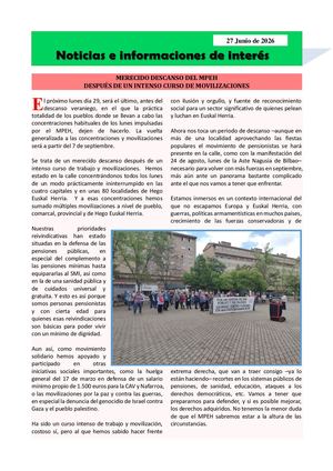 Albisteak Noticias Ekainak 27 Junio