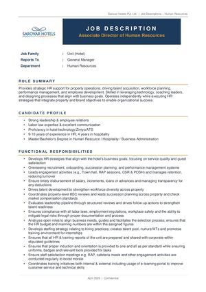 Jd Human Resources