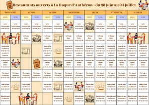 Restaurants Ouverts à La Roque