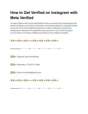 How To Get Verified On Instagram With Meta Verified