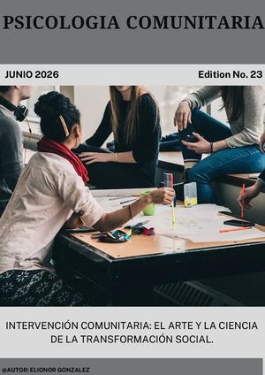 Revista Digital Psicologia Comunitaria Elenor G