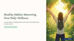 Healthy Habits Mastering Your Daily Wellness