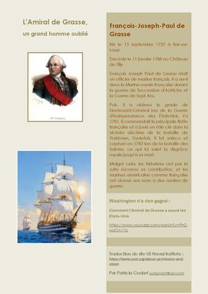 l'Amiral de Grasse, un grand homme oublié