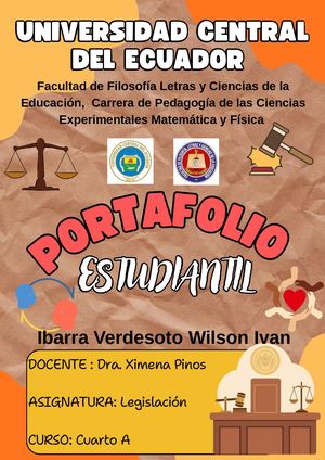 Documento A4 Portada De Proyecto De Creativo Ilustrativo Verde