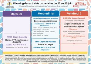 Planning Partenaire