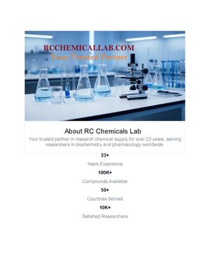 How to Choose Laboratory Reagents for Analytical Research With Rcchemicallab.com