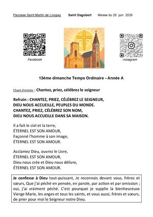 Messe Du 28 Juin Messe Du Partage