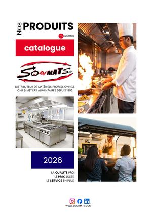 Catalogue SODIMATS 2026 – Matériel CHR & Cuisine Professionnelle