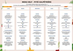 Menu Self SEMAINE 1 été A3 Complet