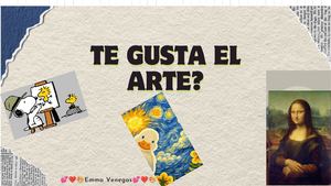 Presentación De Proyecto Artes Plásticas Formas Abstractas Multicolor
