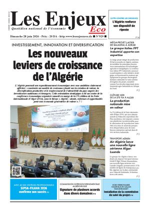 LES ENJEUX ECO N°929