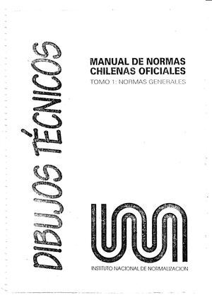 Norma Chilena Dibujo Técnico