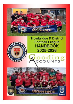 Tdfl Handbook 2026 2027