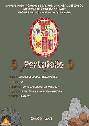 Portafolio pre ceramico unidad 2