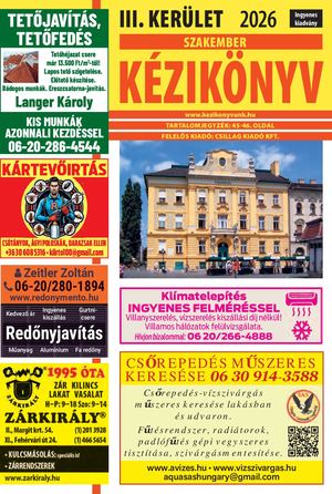 Harmadik Kerület Kézikönyve 2026 Internet