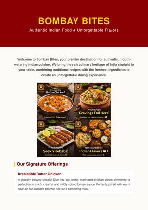 Bombay Bites: Authentic Indian Food & Menu Guide