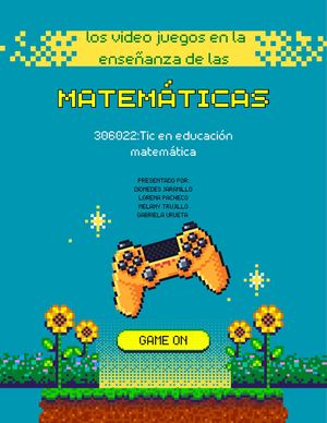 Los videojuegos de la enseñanza de la matemática
