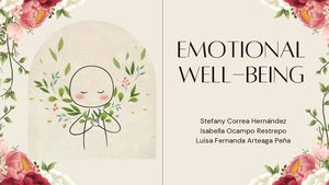 Emotional Well Being
