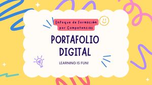 Portafolio Digital Enfoque De Formación Por Competencias