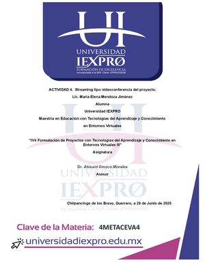 Actividad 4: Proyecto final