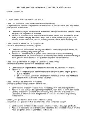 Feria De Ciencias Para Segundo Docx