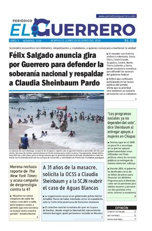 Lunes 29 de junio del 2026