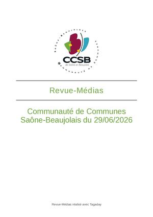 Revue de presse du 29 juin 2026