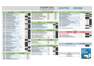 Carte Des Viandes Semaine 27