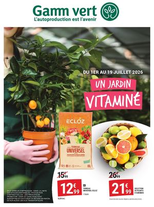 Catalogue Gamm Vert - Juillet 26
