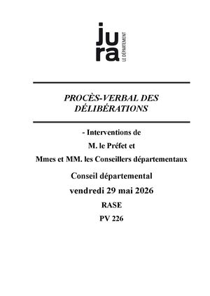 226 Pv Du 29 Mai 2026 Rase