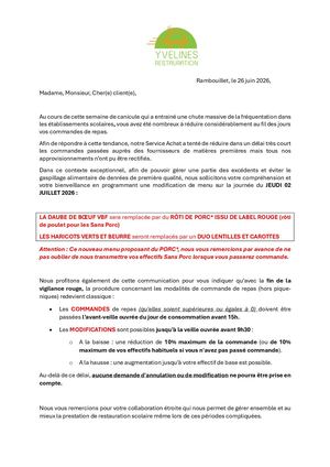 2026 Communication Client Canicule 2026