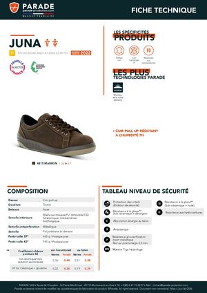 FT JUNA PARADE SHOES FR 2022