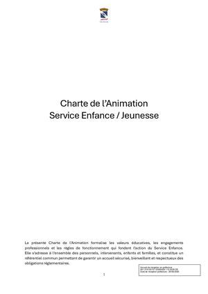 DEL 110 2026 - Annexe - Charte De L’animation