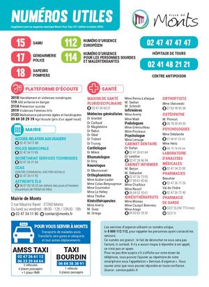 Mémento numéros utiles 2026