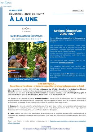 Newsletter Collèges N°=2 0726