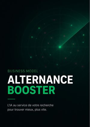 Business Plan Alternance Booster
