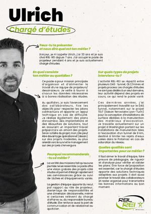 Interview Ulrich - Chargé d'études