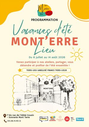 Programme Espace Mont'Erre Lieu éTé 2026