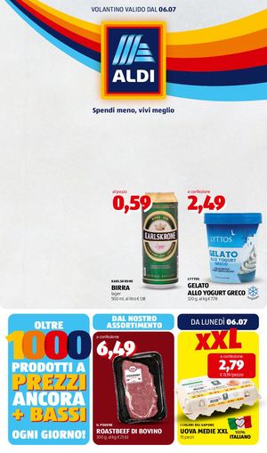 Volantino Aldi Dal 06 Al 12 Luglio 2026