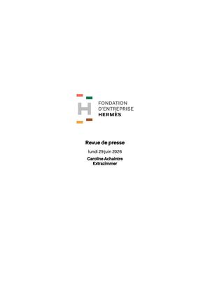 REVUE DE PRESSE - EXTRAZIMMER À LA VERRIÈRE