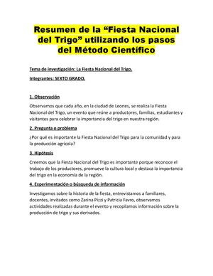 Fiesta Nacional Trigo