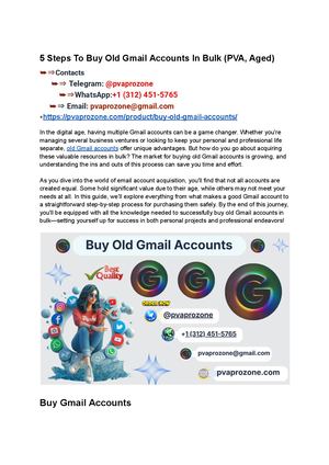 5 Steps To Buy Old Gmail Accounts In Bulk (Pva, Aged) (1)