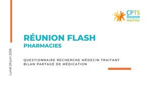 Questionnaire recherche médecin traitant / Bilan Partagé de médication