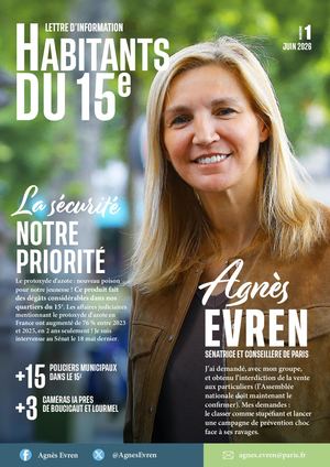 Agnès EVREN - Lettre d’information n°1
