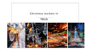 Christmas Markets In Tbilisi 6d5n En